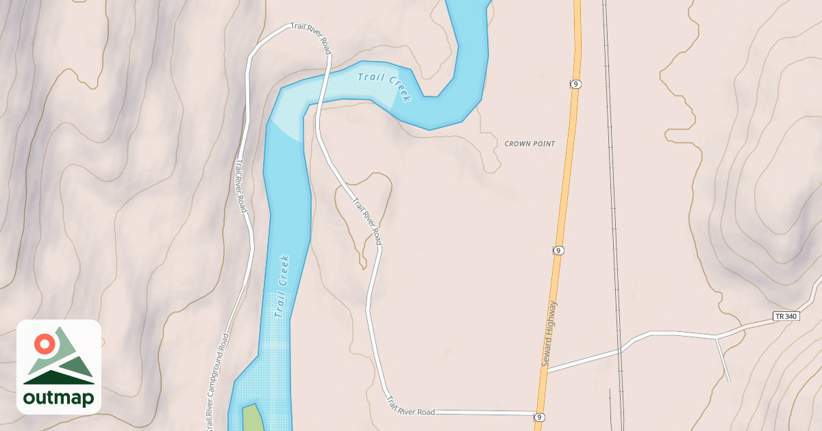 Map of TRAIL RIVER ROAD