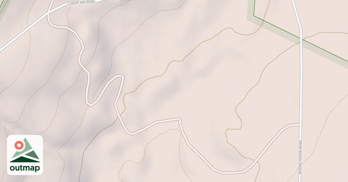 Map of Cotton Hill Snowmobile Trail