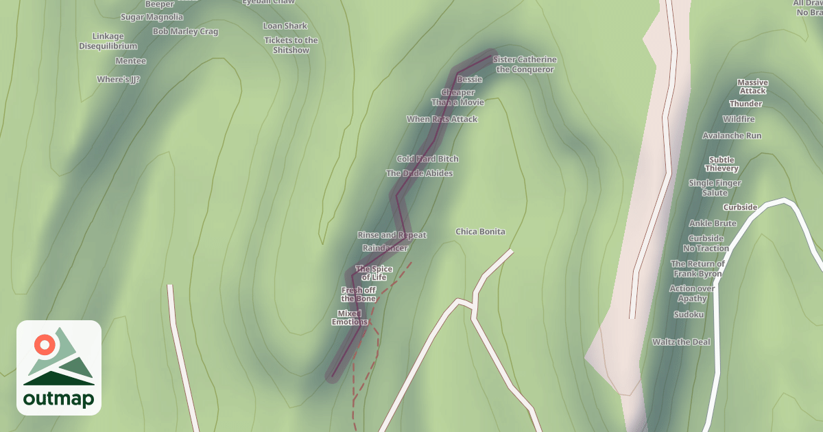 Map of Chica Bonita