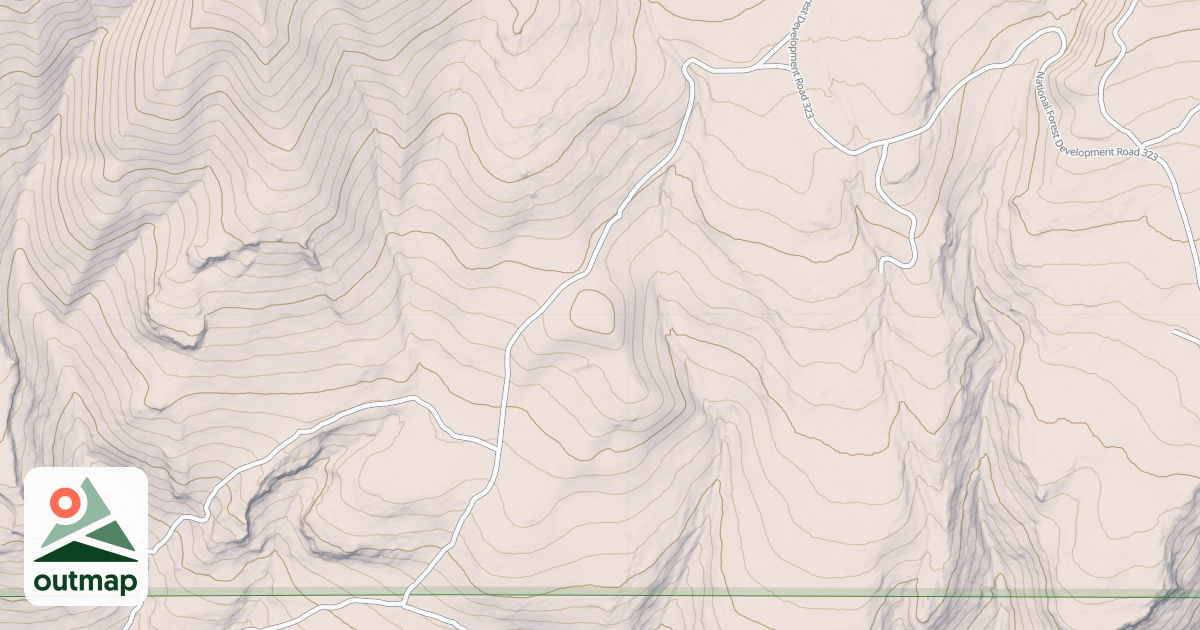 Map of COW CREEK