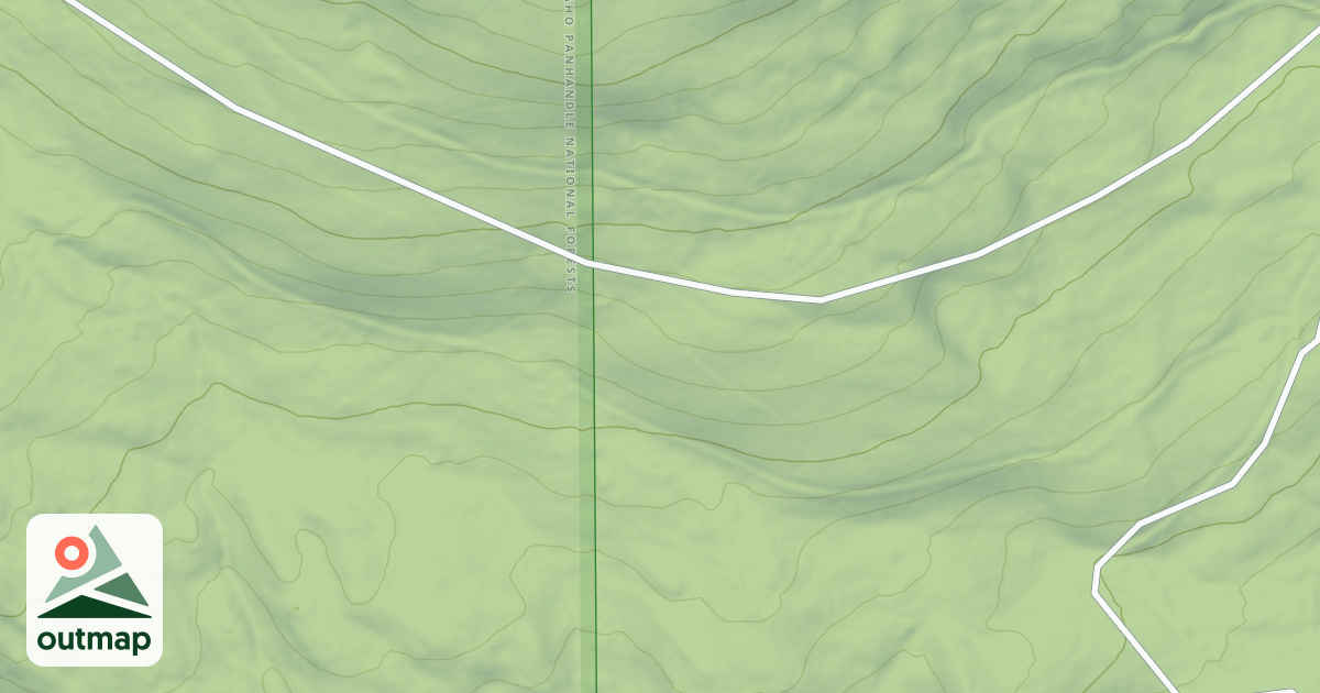 Map of SOUTH HALL MOUNTAIN D