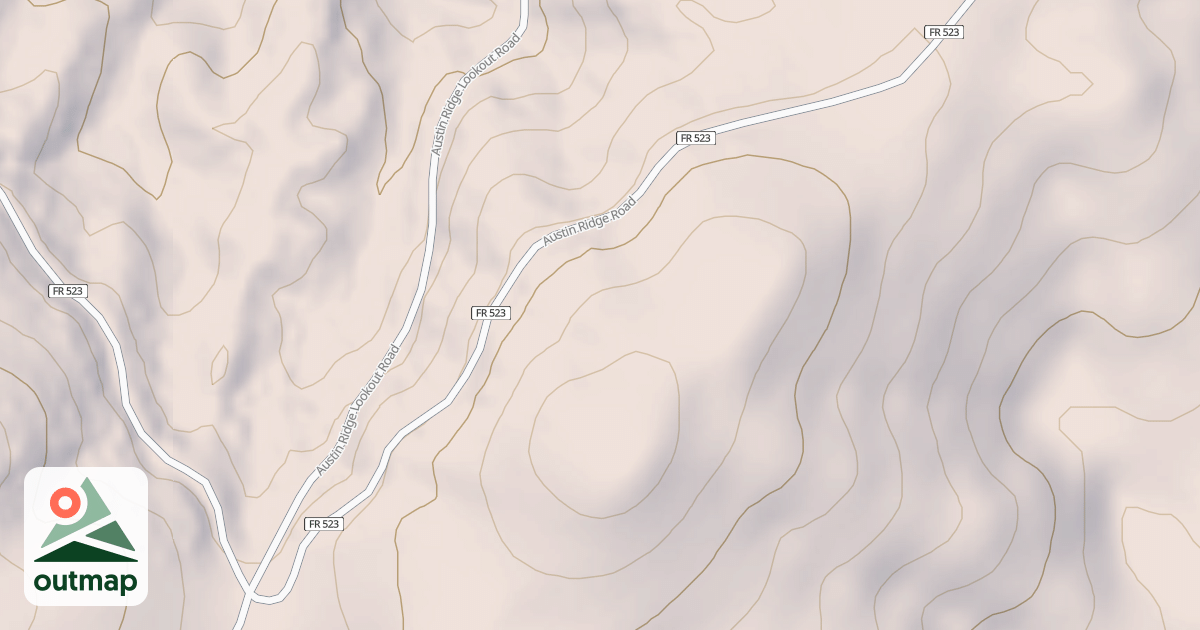 Map of AUSTIN RIDGE