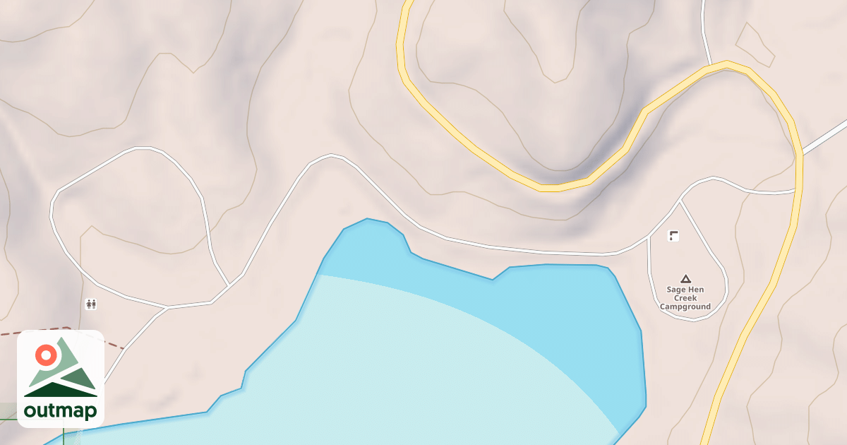 Map of SAGEHEN CR C.G.