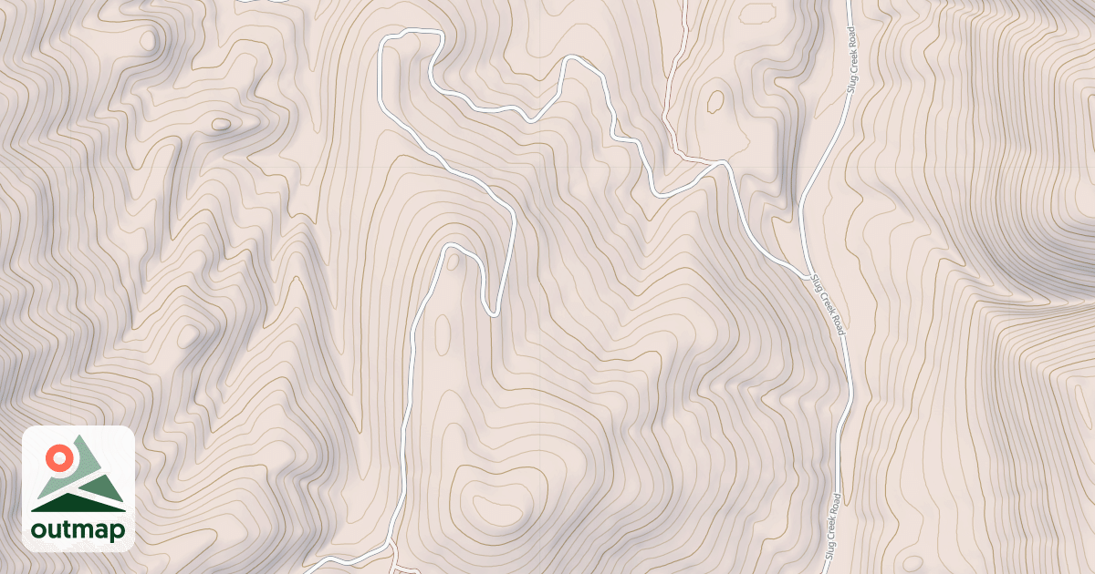 Map of HARRINGTON PEAK ACCESS