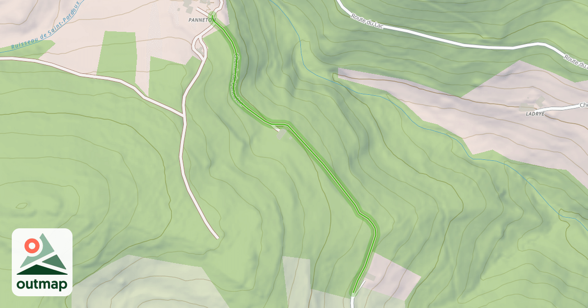Map of Chemin de Panneton