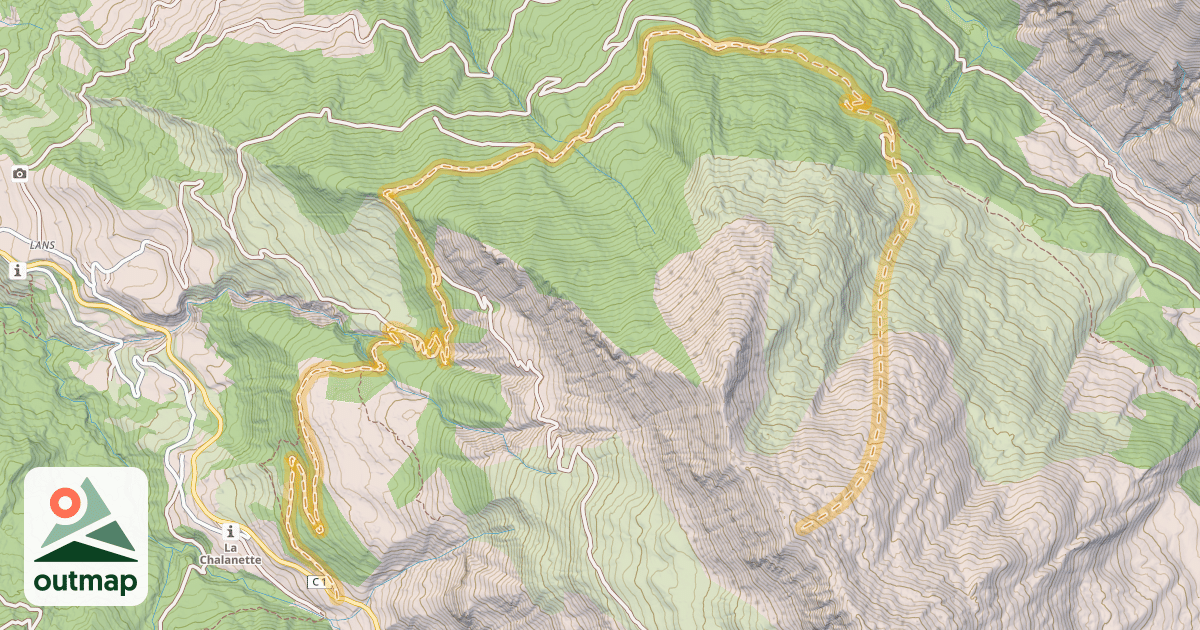 Map of Serre Boureou — La Prégonde