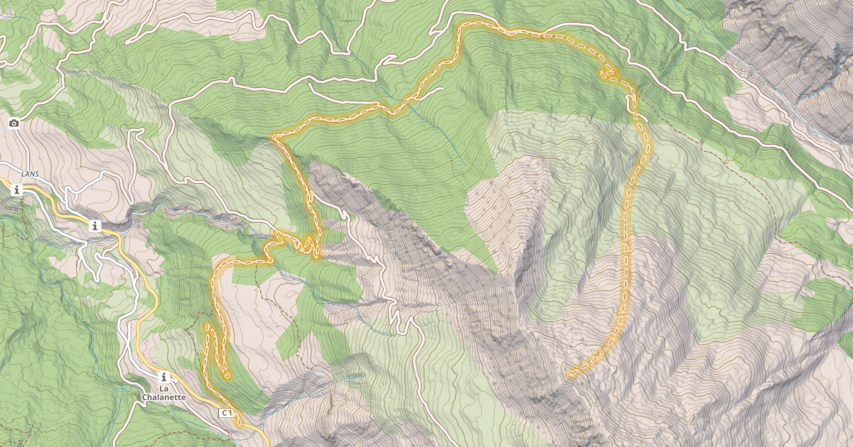 Map preview of Serre Boureou — La Prégonde