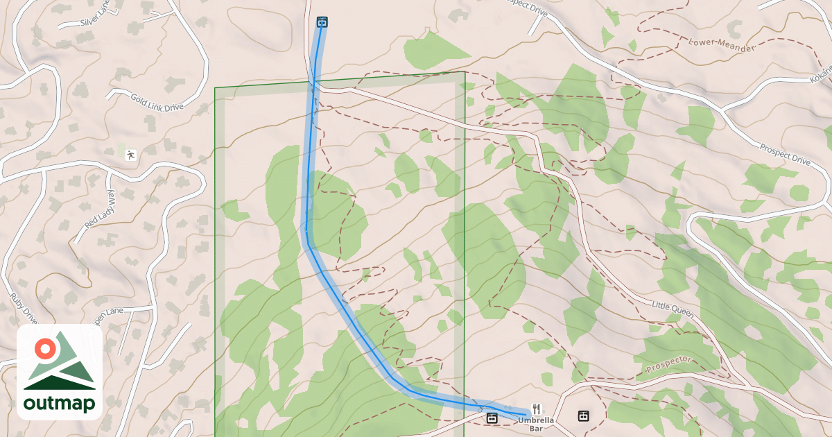 Map of North Pass