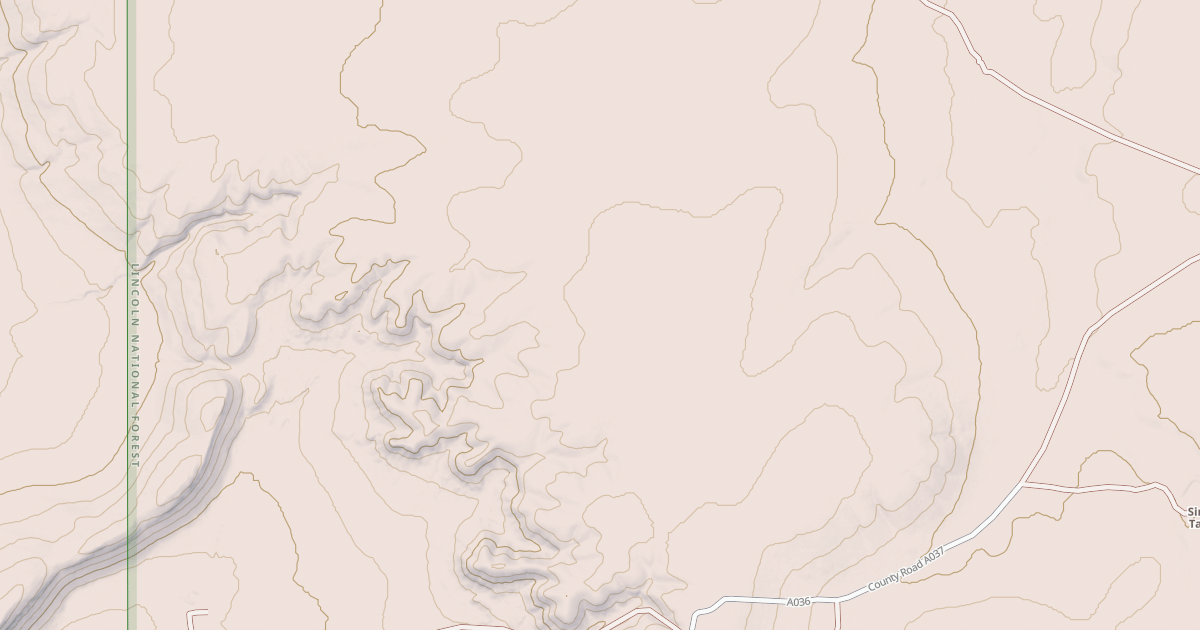 Map preview of USFS National Forest System Roads {0C327ACF-B299-4DA1-8235-D8320EDF23B7}