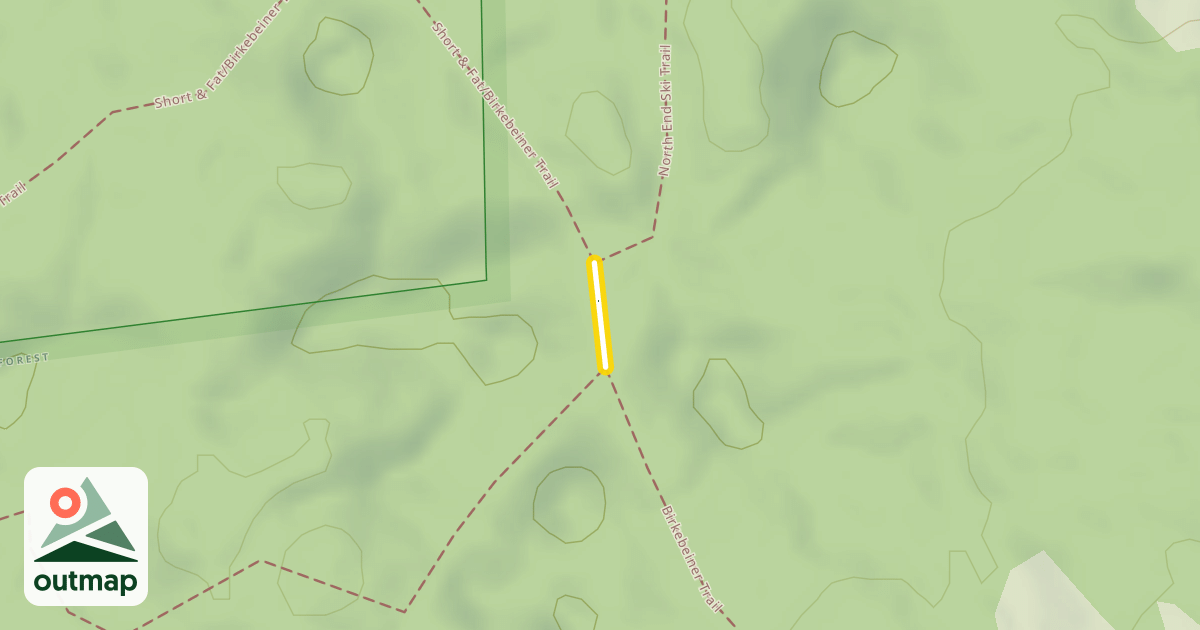 Map of Birkebeiner Trail