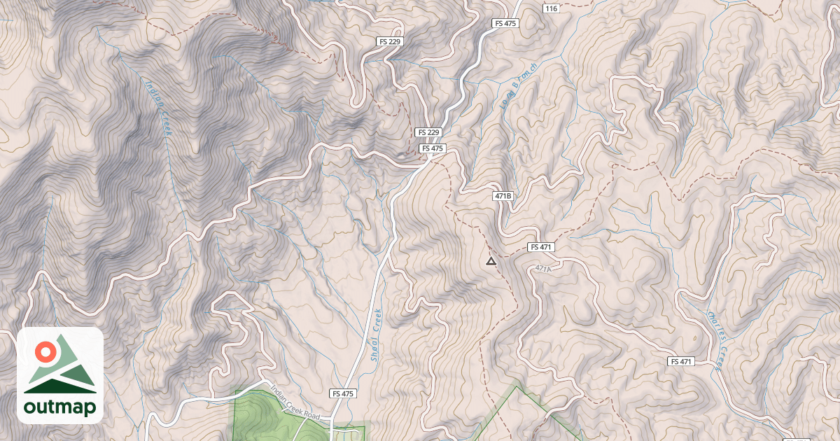 Map of DAVIDSON RIVER
