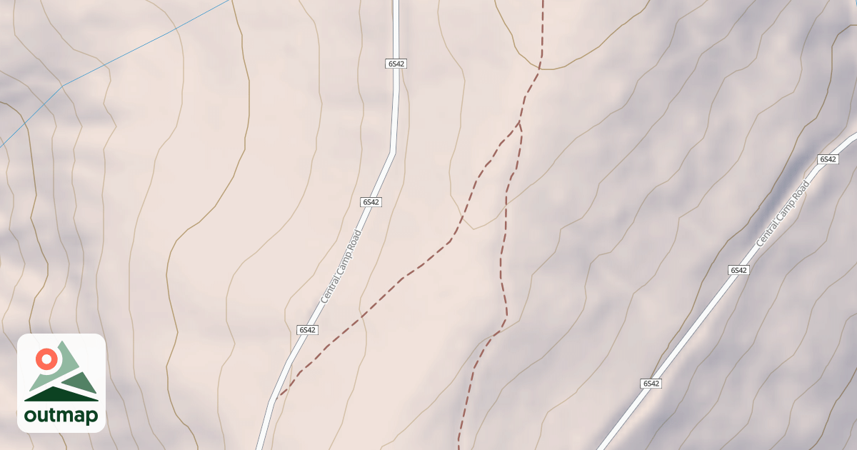 Map of CENTRAL CAMP T16