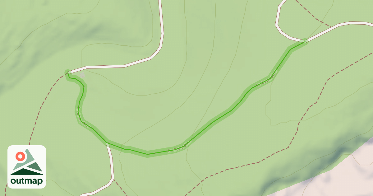 Map of le Canadien