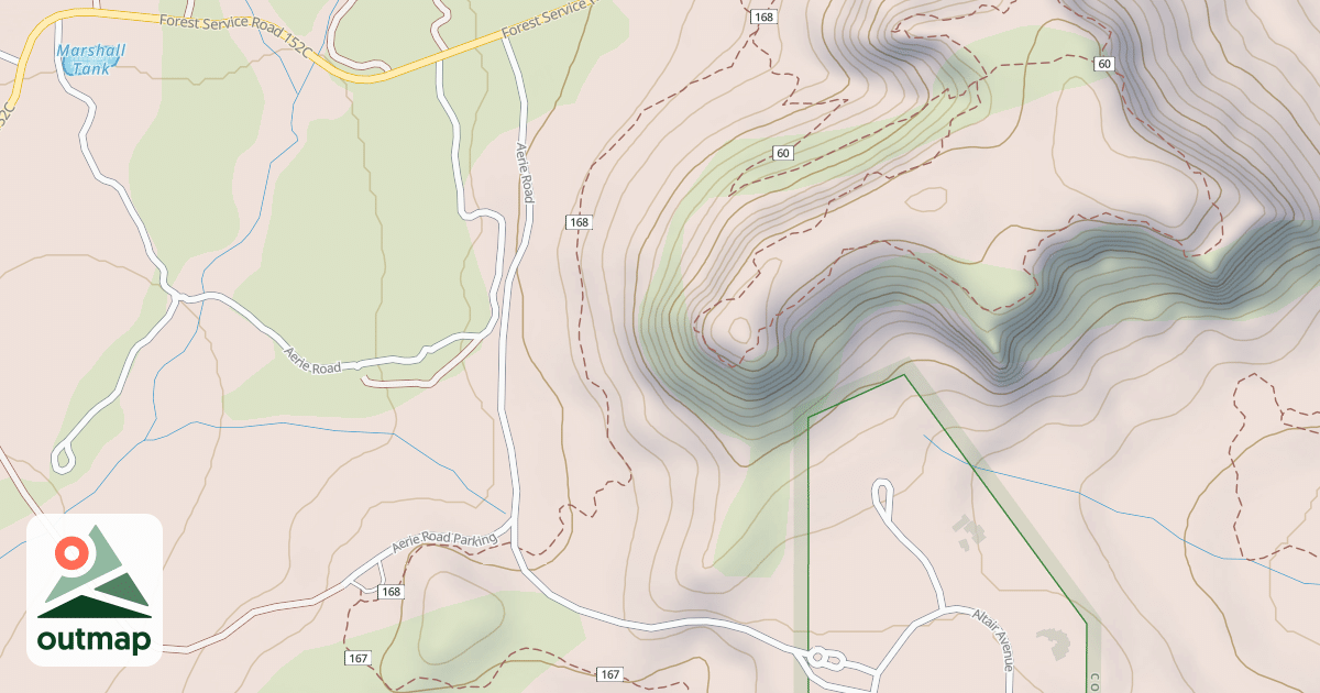 Map of AERIE RD