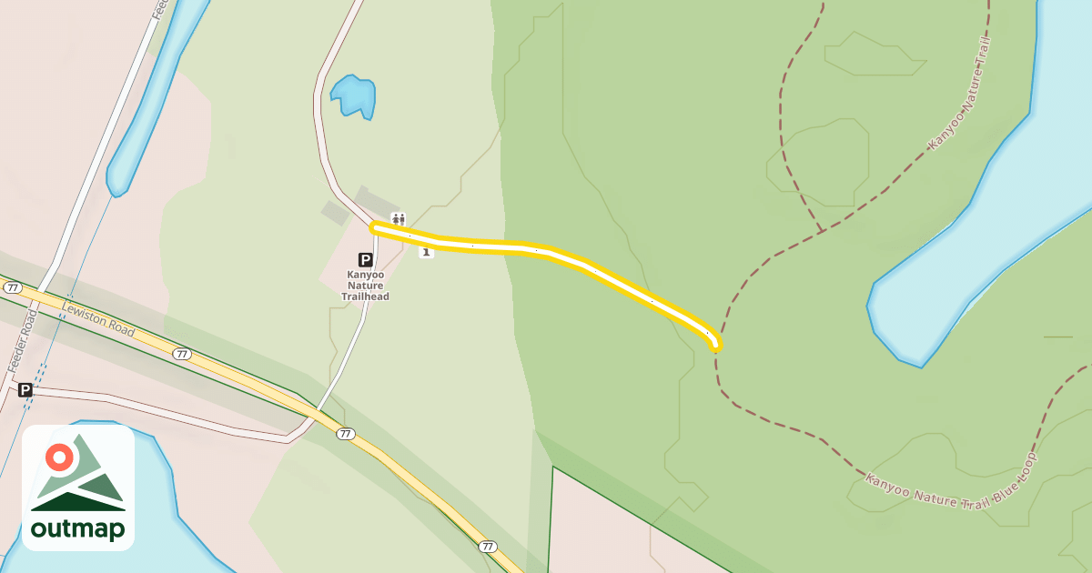 Map of Kanyoo Nature Trail