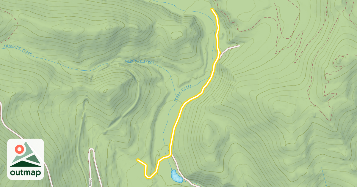 Map of Zarlengo Loop