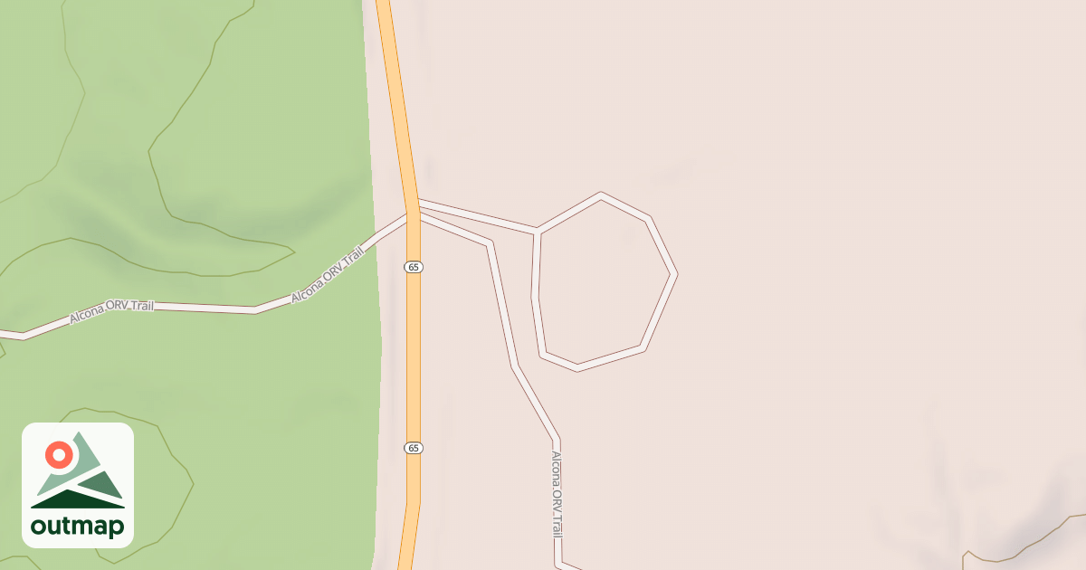 Map of ANN ARBOR ORV TRAILHEAD