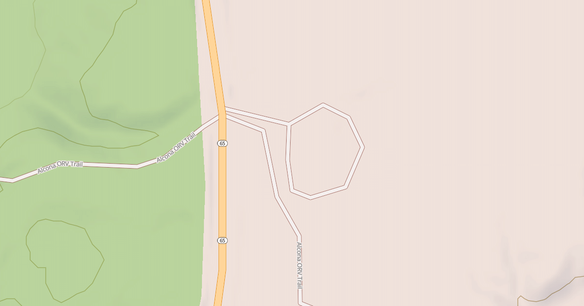 Map preview of ANN ARBOR ORV TRAILHEAD