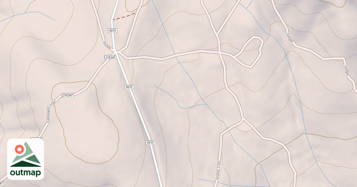 Map of CHINA WELLS C SPUR