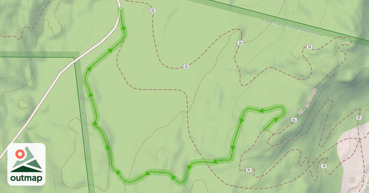 Map of 35 - La Grange