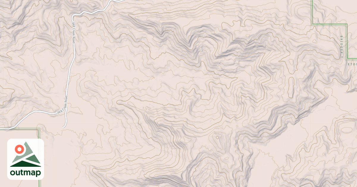 Map of JACK CREEK ATV TRAIL