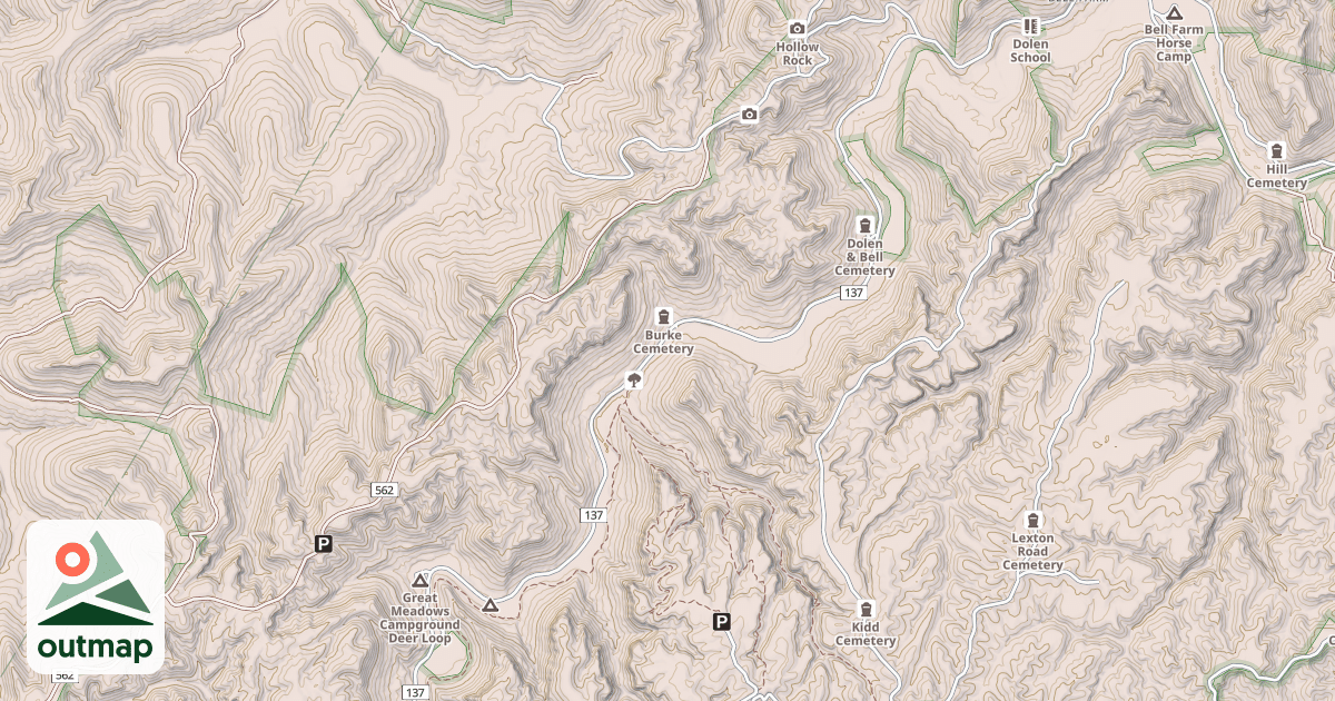 Map of WOODS RD
