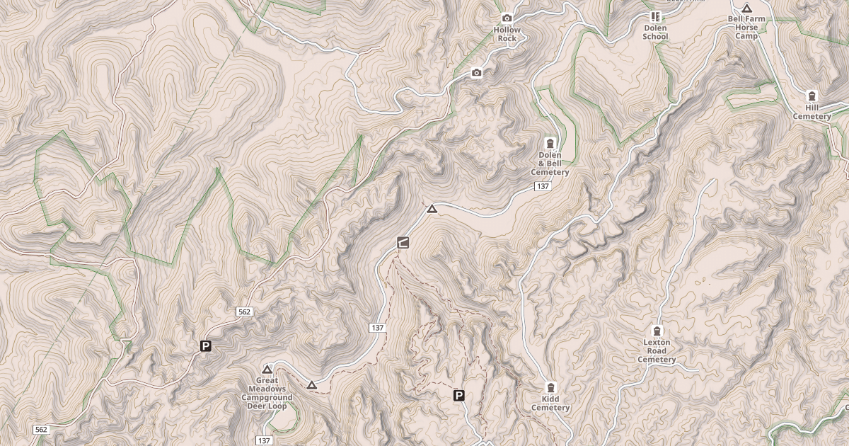 Map preview of WOODS RD