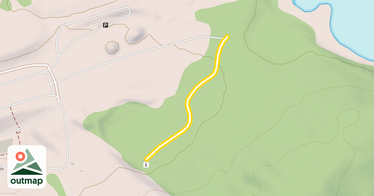 Map of Whispering Pines Trail