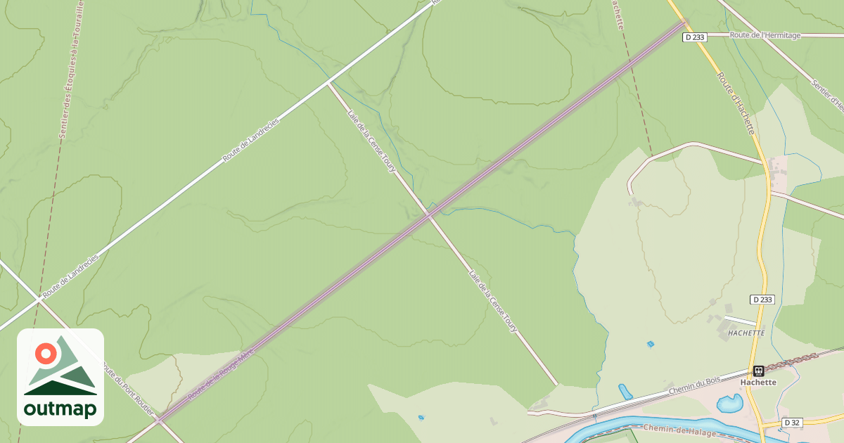 Map of Route de la Rouge Mère