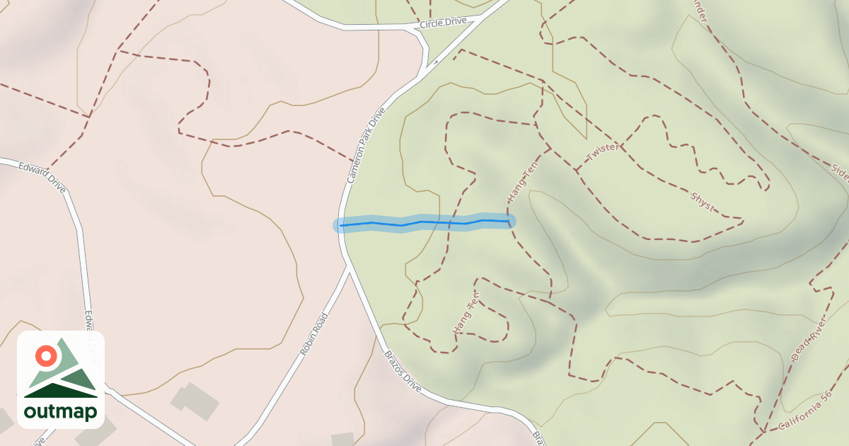 Map of Hang Ten