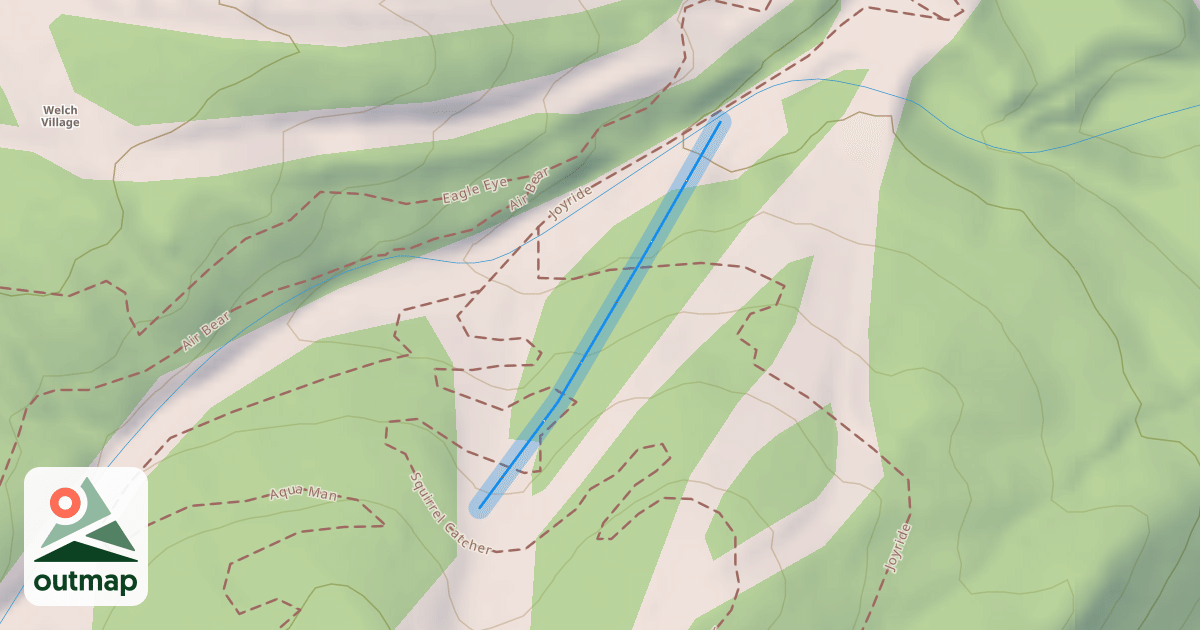 Map of Rachel's Run