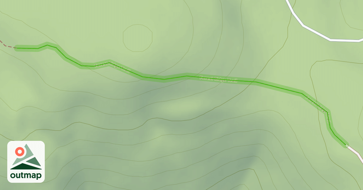 Map of Forest Ridge Trail