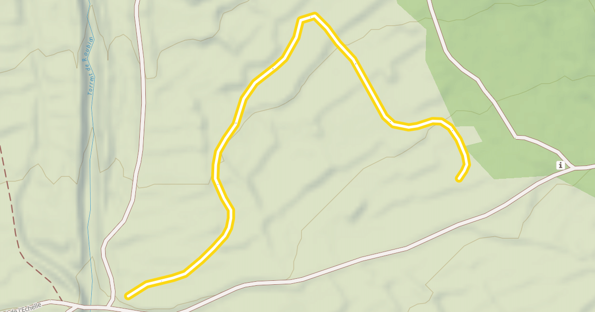 Map preview of Les Combes - Robichet / Col de l'Echelle