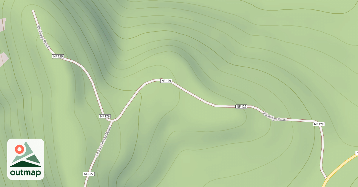 Map of ELK RIDGE