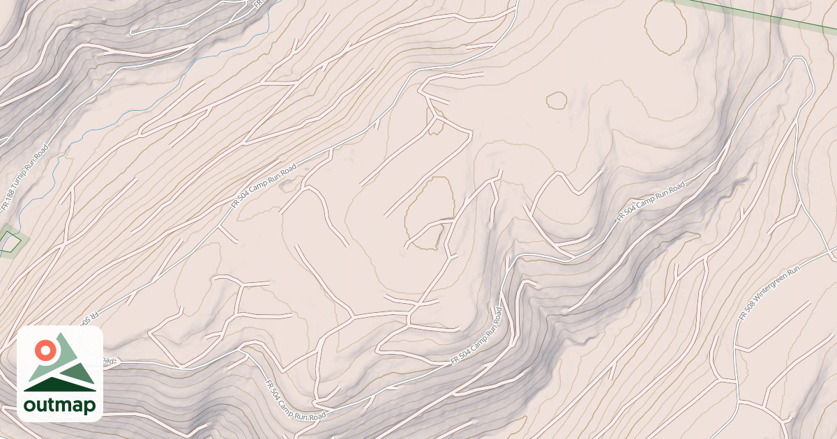 Map of CAMP RUN