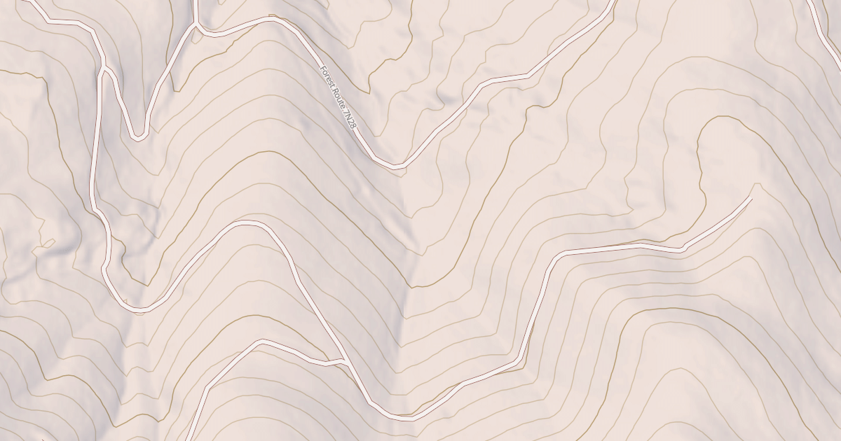 Map preview of USFS National Forest System Roads {1A48461E-F6A8-4BCE-9129-0938F5C3F9BA}