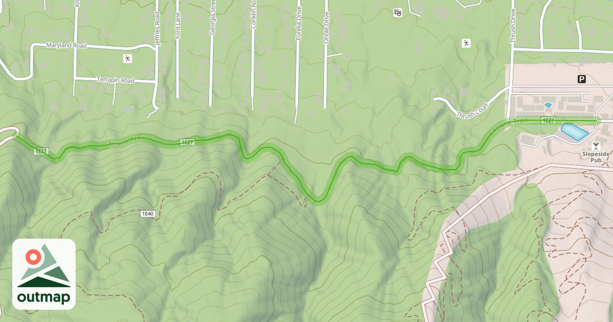 Map of Towne Trail