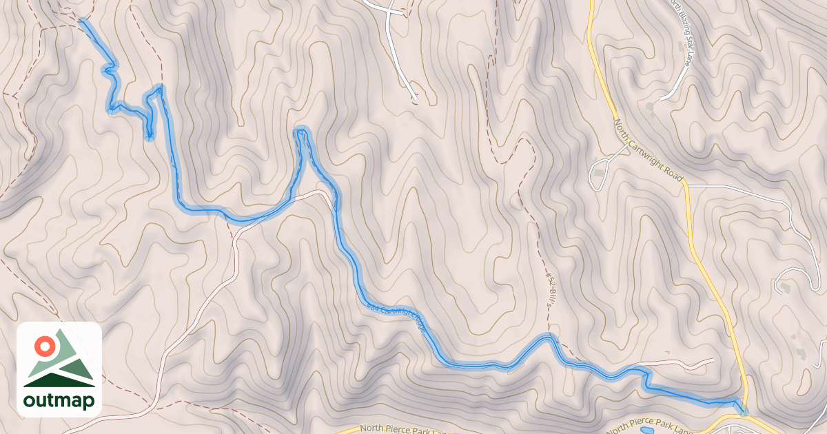 Map of #84 Cartwright Ridge
