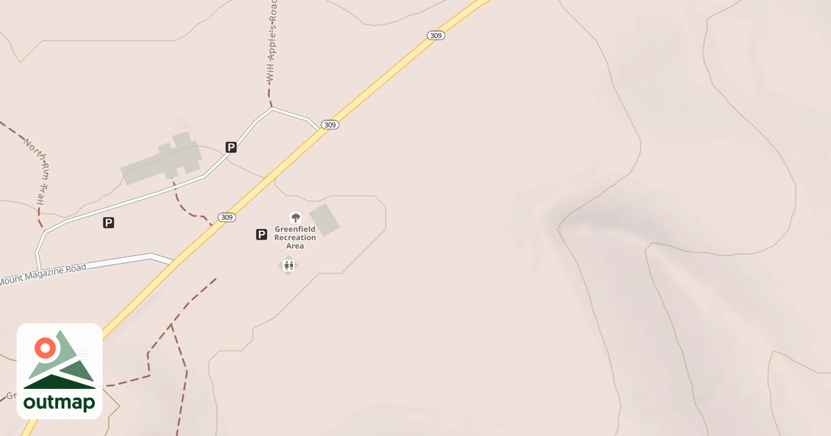 Map of GREENFIELD PICNIC