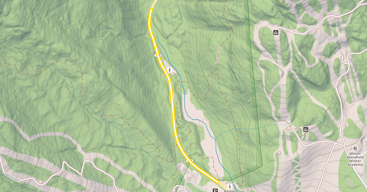 Map preview of Mountain Road