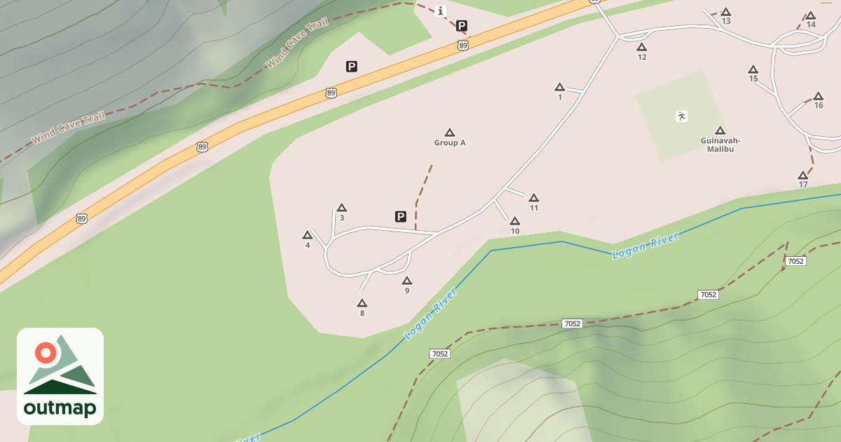Map of GUINAVAH-MALIBU-B