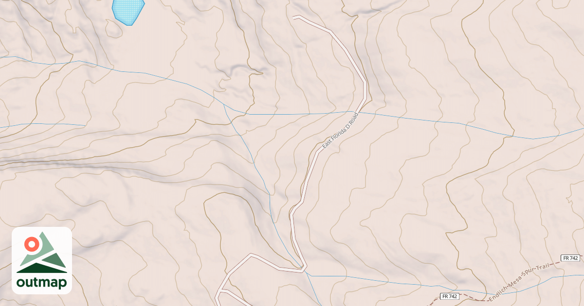 Map of EAST FLORIDA D