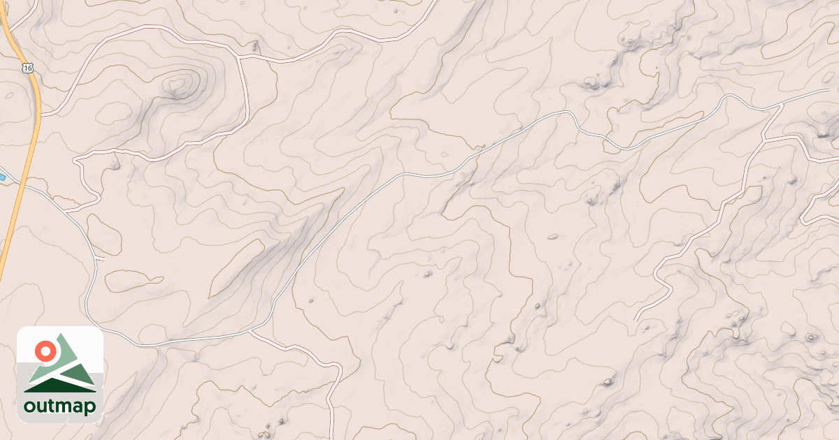 Map of CARIBOU MESA