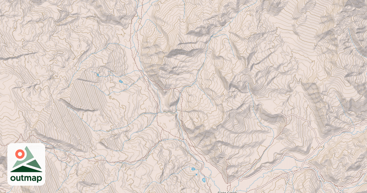 Map of CARMICHAEL FORK SNOWMOBILE