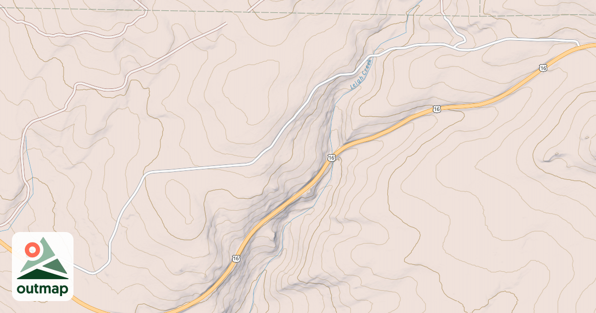 Map of UPPER DUMP