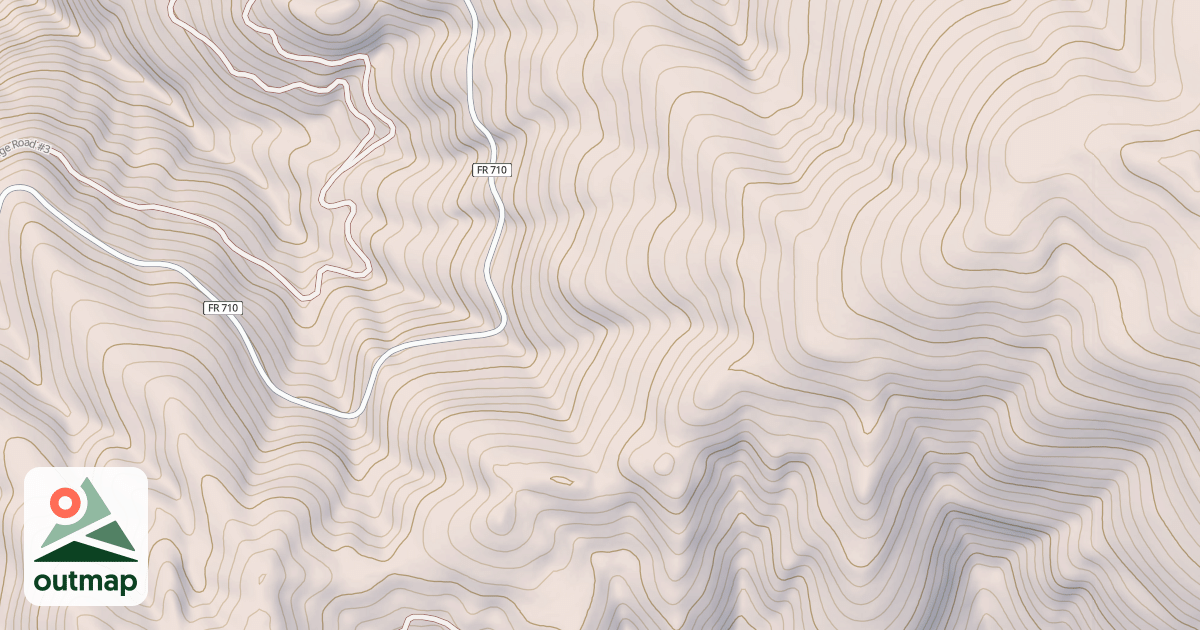 Map of INDIAN HENRY RIDGE