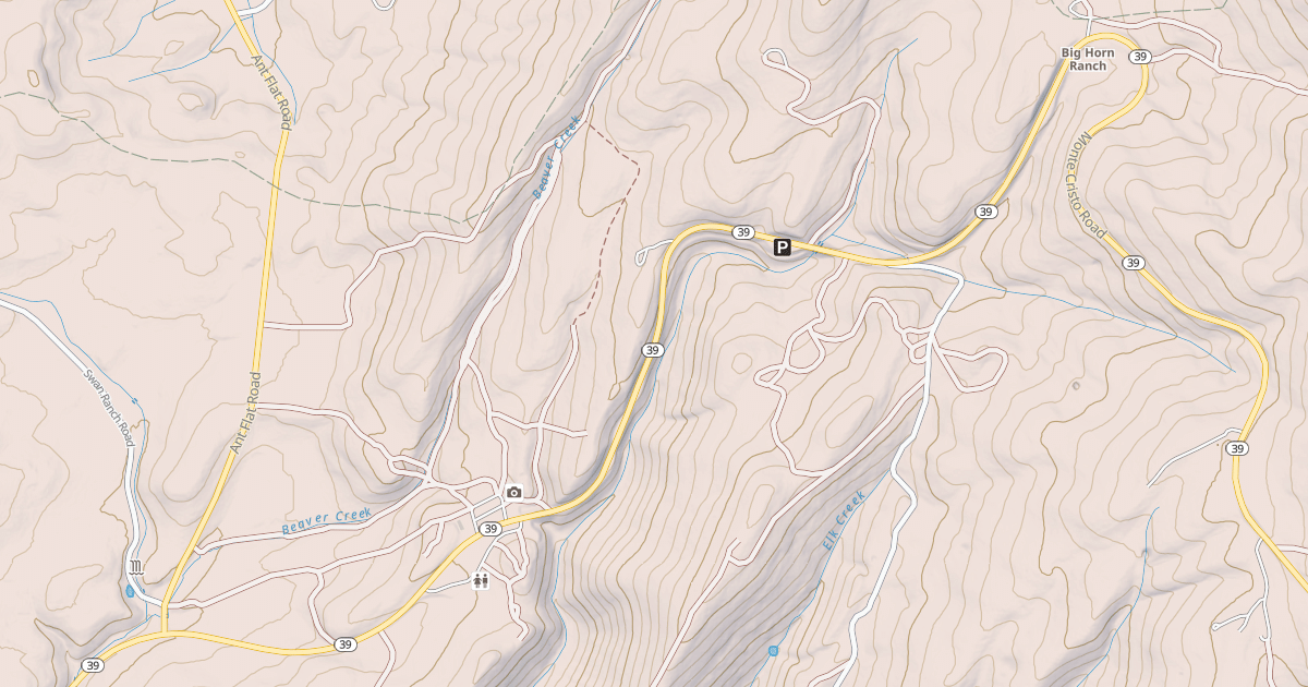 Map preview of Monte Cristo Snowmobile