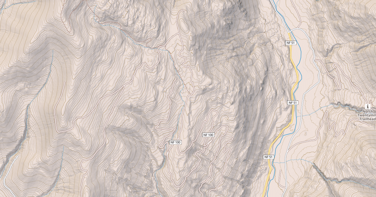 Map preview of DOE CREEK