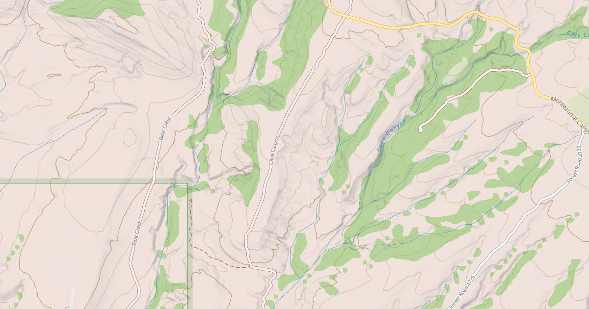 Map preview of CAVE CANYON