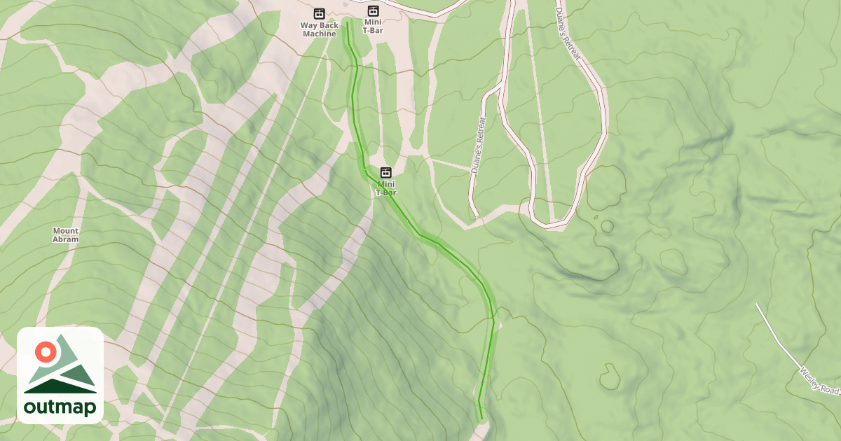Map of Lower Round-a-Bout